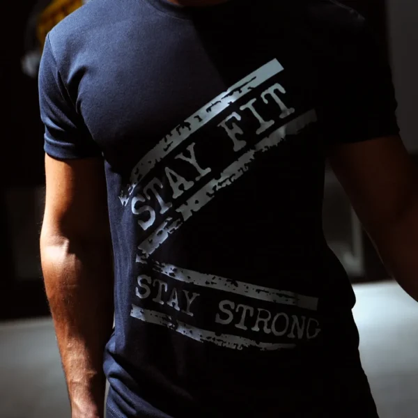 تي شيرت - شعار STAYFIT