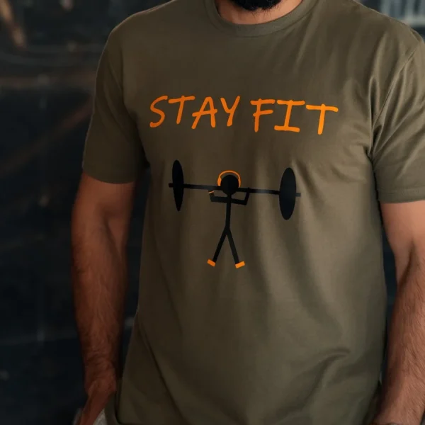تي شيرت STAYFIT ستيكمان