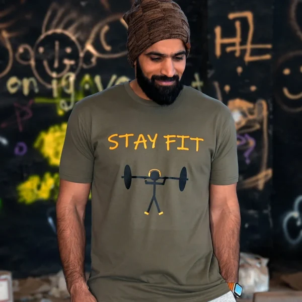 تي شيرت STAYFIT ستيكمان