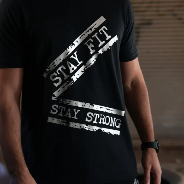 تي شيرت - شعار STAYFIT