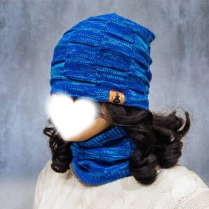 قبعة شتوية - قطعتين