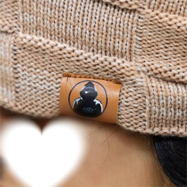 قبعة شتوية - قطعتين